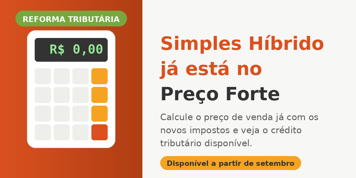 Simples Híbrido já está no Preço Forte